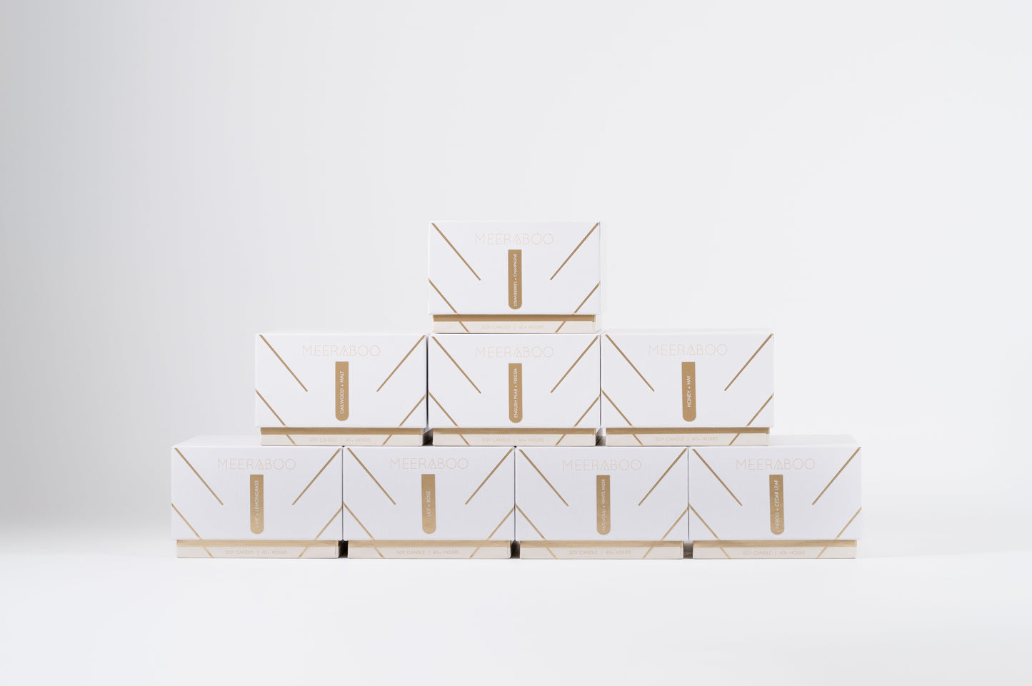 Bougie à la cire de soja Calm Gold Lid | Vente en gros