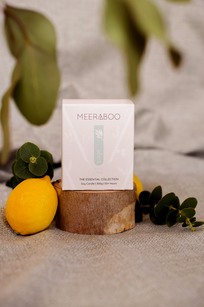 Sage | Bougie à la cire de soja en boîte