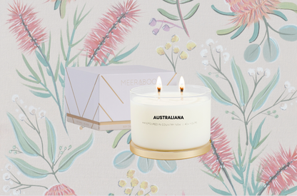 Bougie à la cire de soja Australiana Gold Lid | Vente en gros